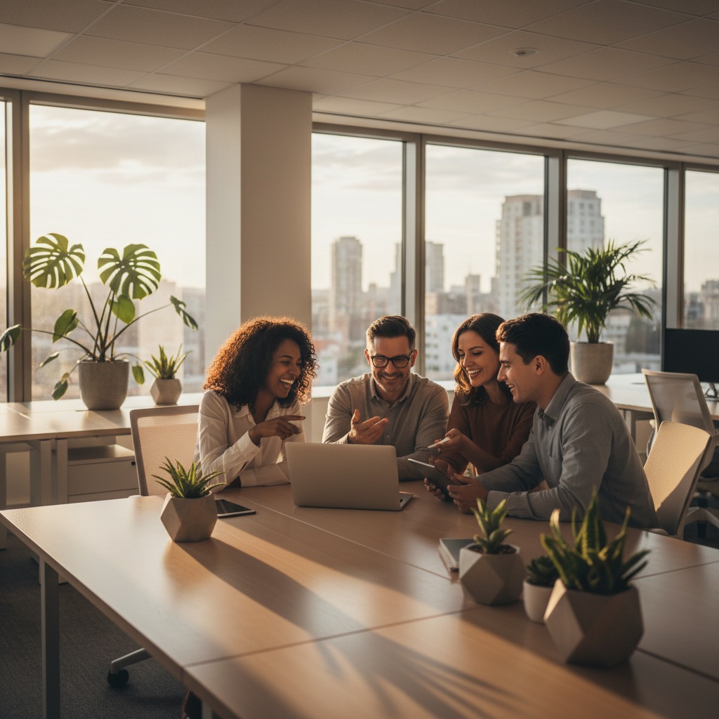 Job search information illustration